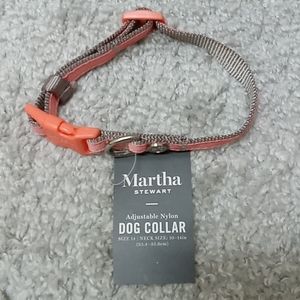 *Final Price* NWT Martha Stewart Fashionable Tweed Adjustable Nylon Dog Collar